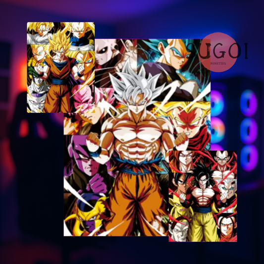 Verschiedene 3D-Anime-Poster